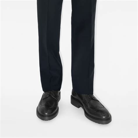 burberry brogue boots mens|Leather Loch Brogues in Black .